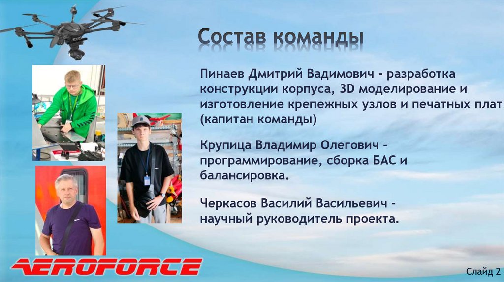 Состав команды