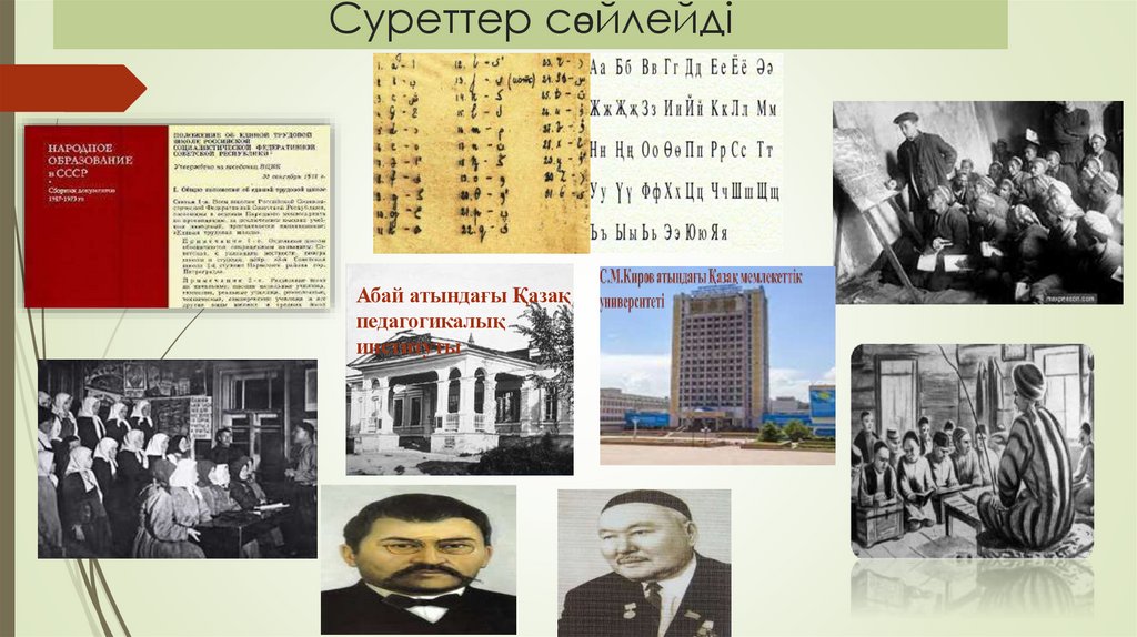 Суреттер сөйлейді