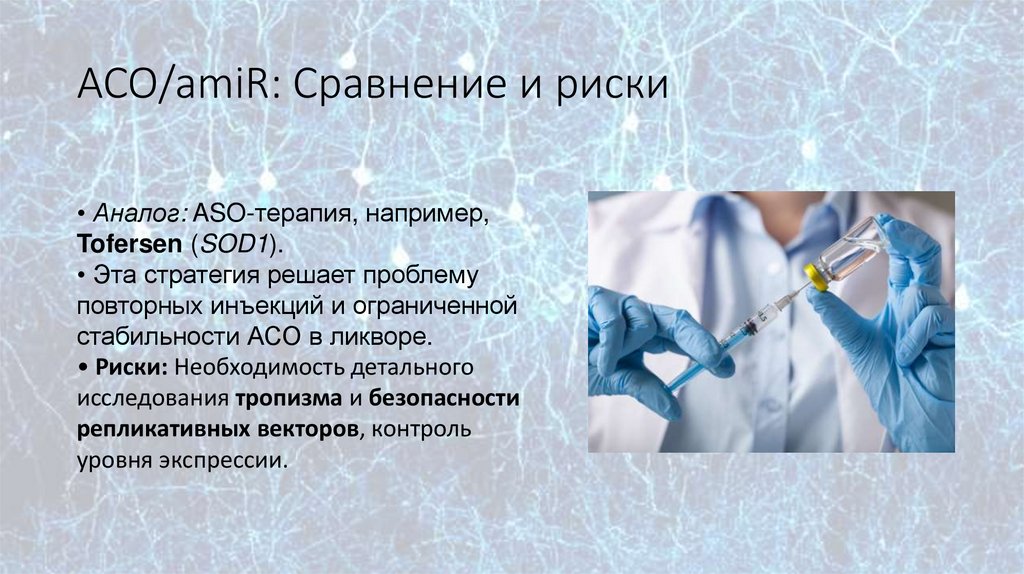 ACO/amiR: Сравнение и риски