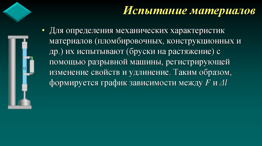 Испытание материалов