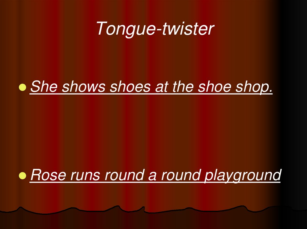 Tongue-twister