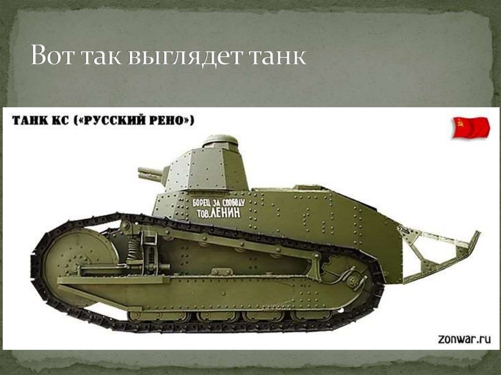 Вот так выглядет танк