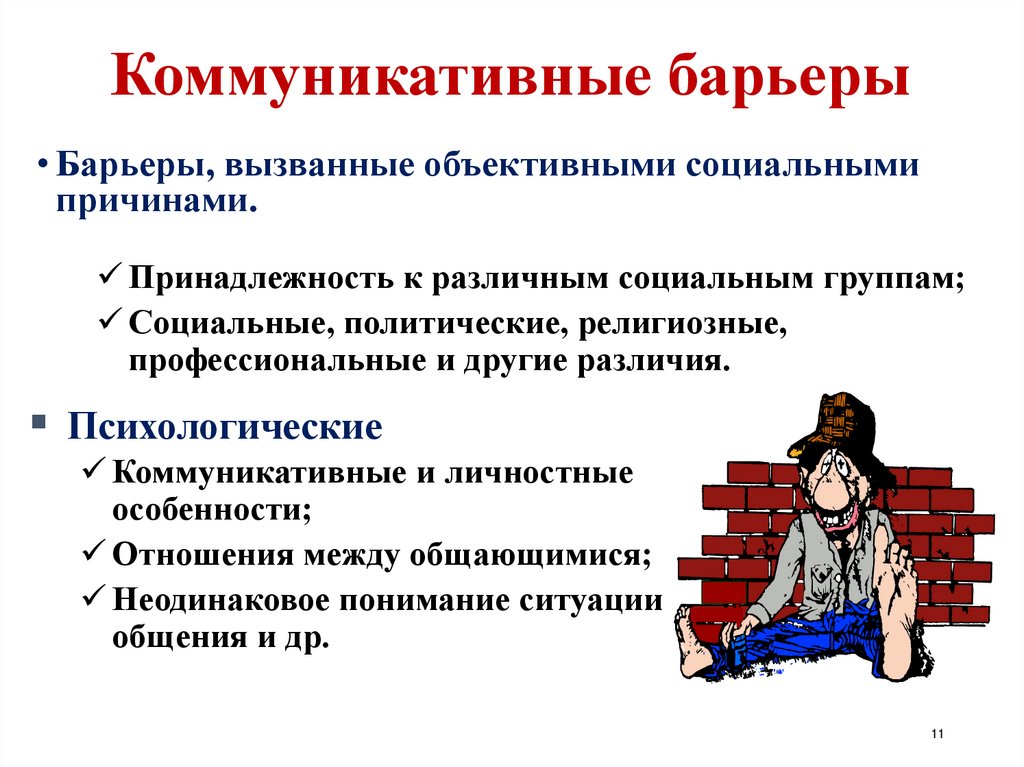 Коммуникативные барьеры