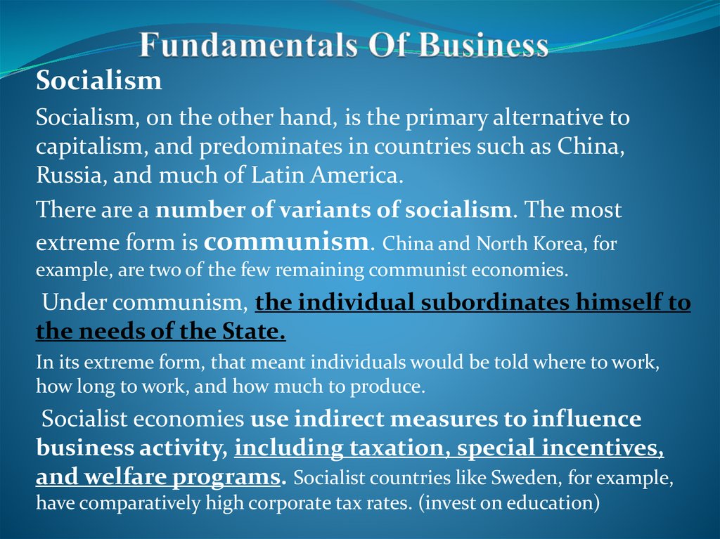 Fundamentals Of Business