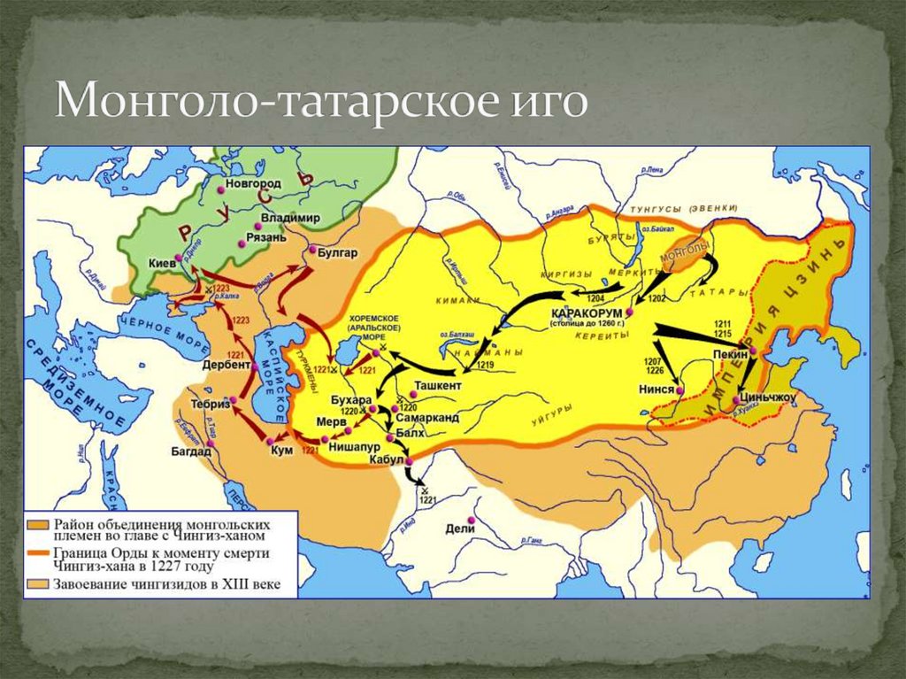 Монголо-татарское иго