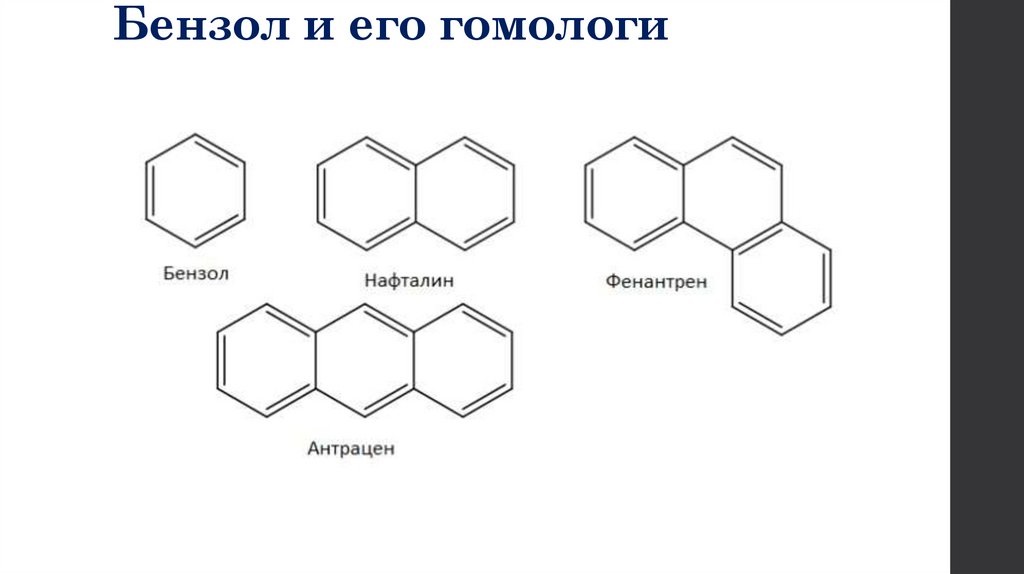 Бензол и его гомологи