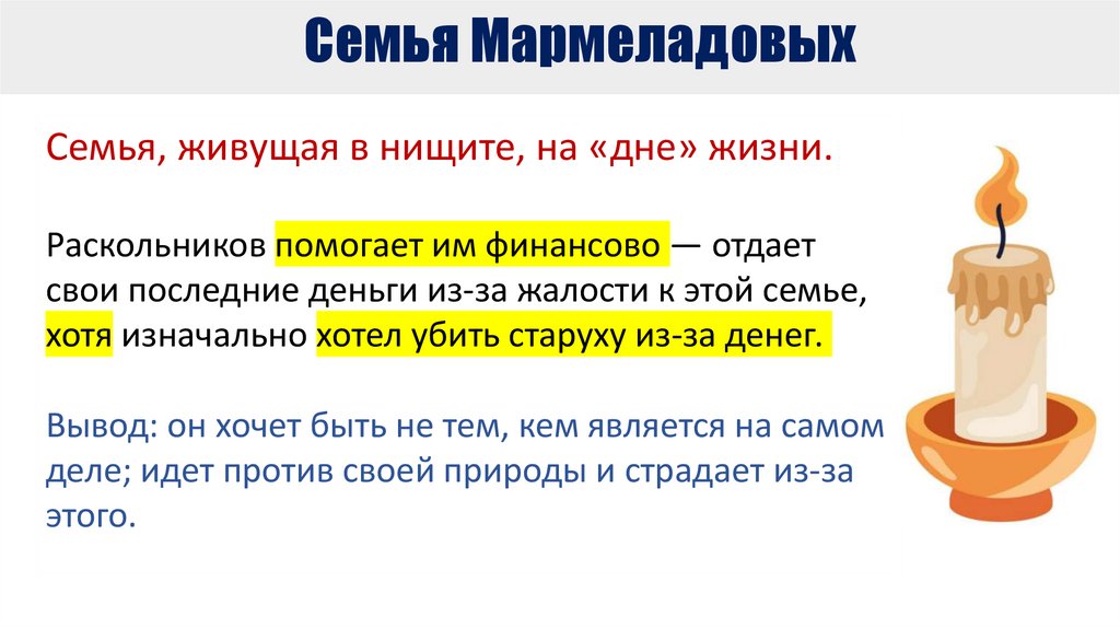 Семья Мармеладовых