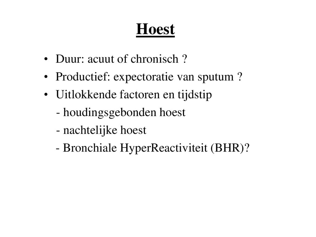 Hoest