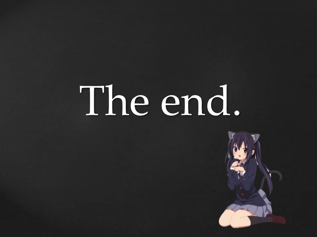 The end.