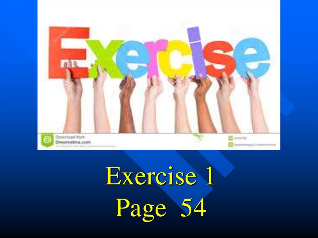 Exercise 1 Page 54