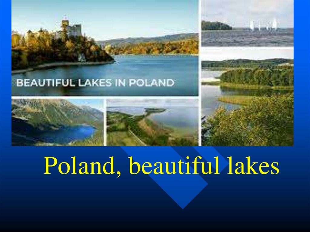 Poland, beautiful lakes