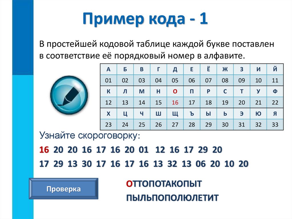 Пример кода - 1