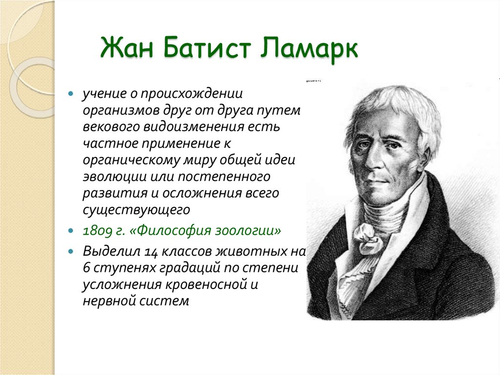 Жан Батист Ламарк