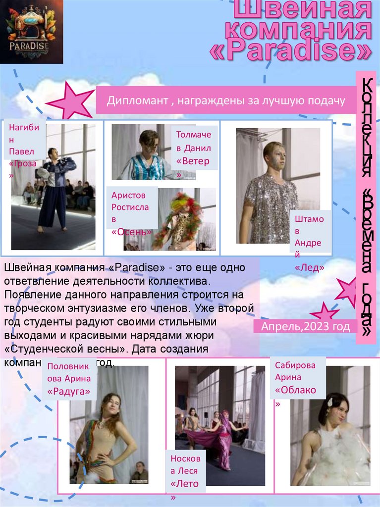 Швейная компания «Paradise»