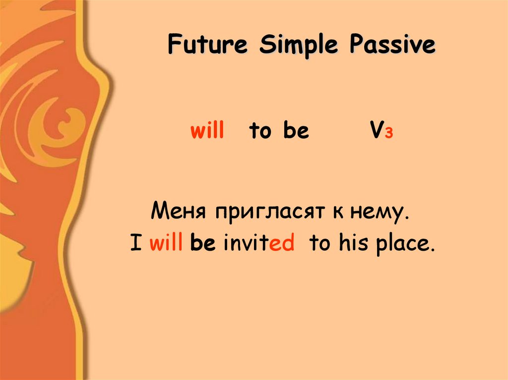 Future Simple Passive