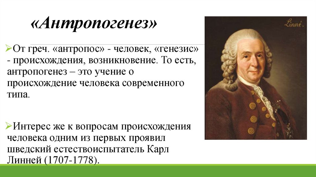 «Антропогенез»