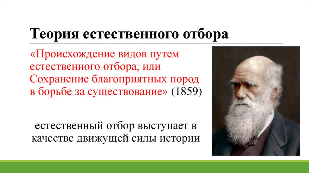 Теория естественного отбора