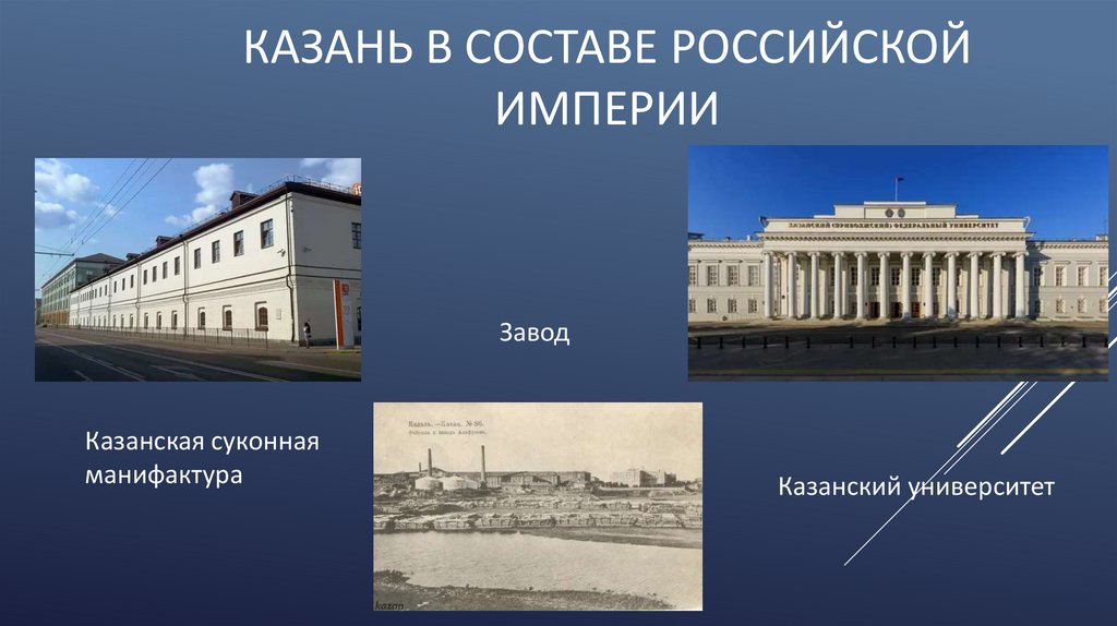 казань в составе российской империи