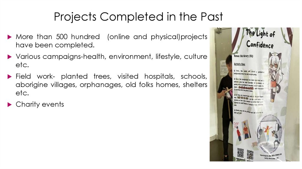 Projects Completed in the Past