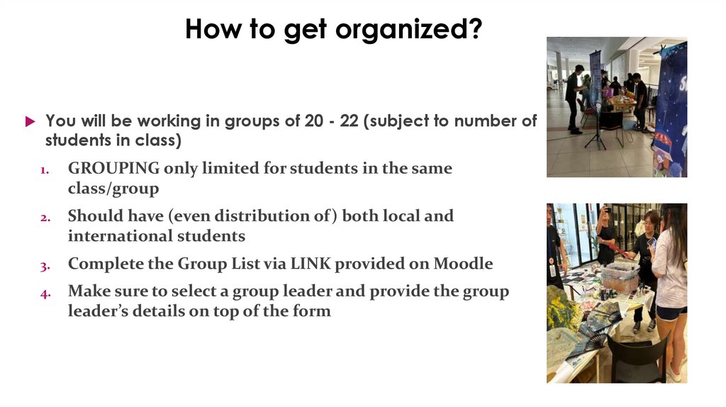 How to get organized?
