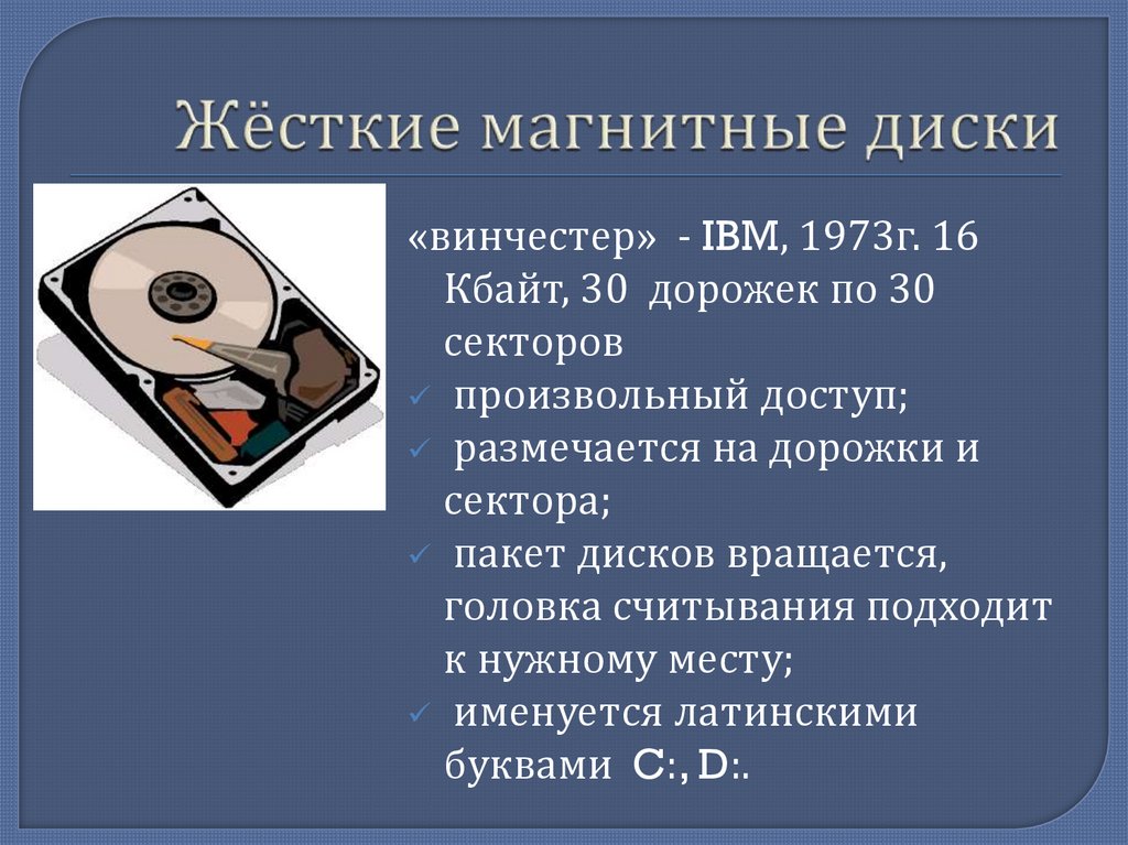 Жёсткие магнитные диски