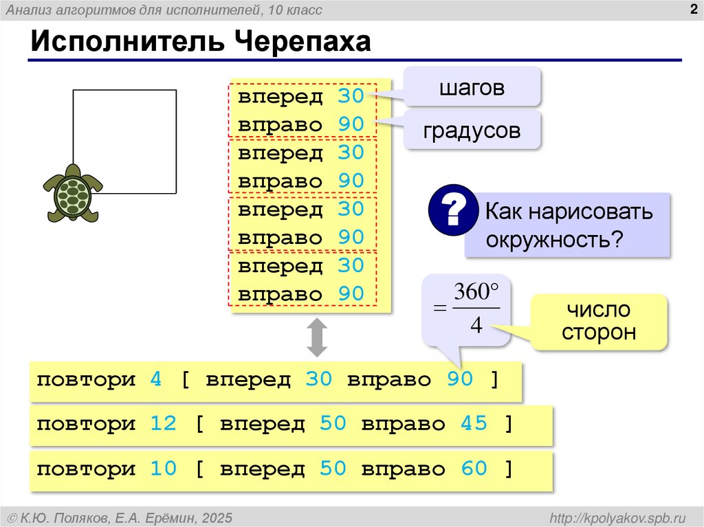 Исполнитель Черепаха