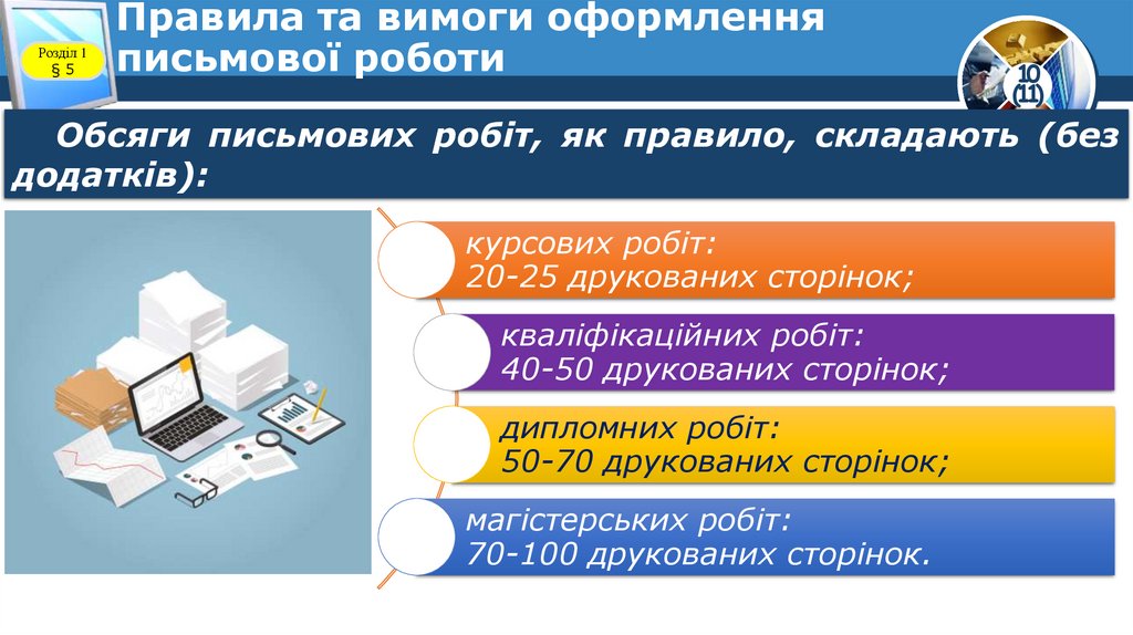 Правила та вимоги оформлення письмової роботи