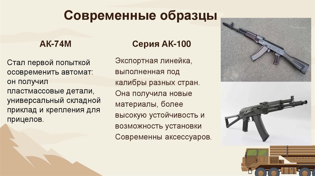 Современные образцы