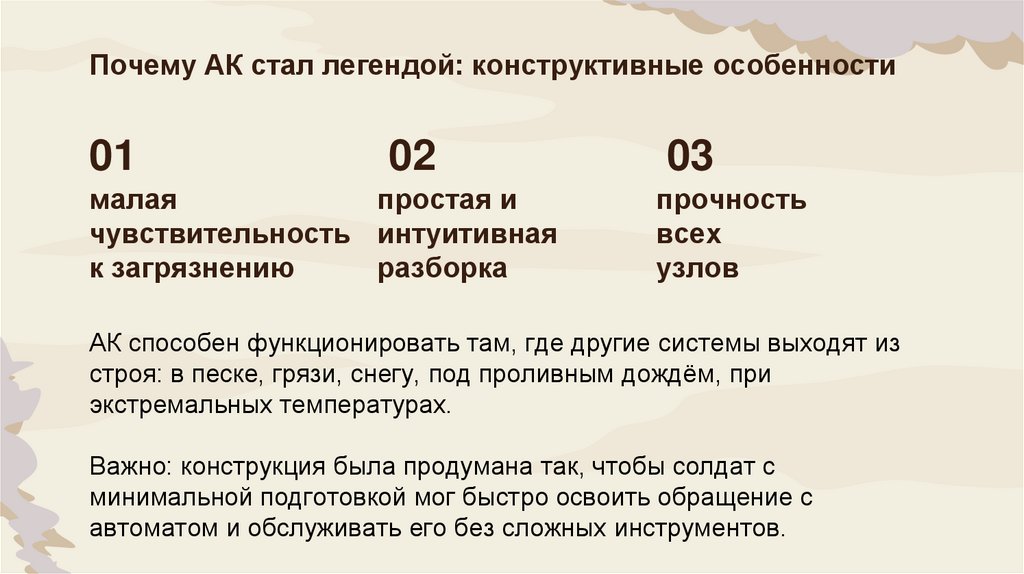 Почему АК стал легендой: конструктивные особенности
