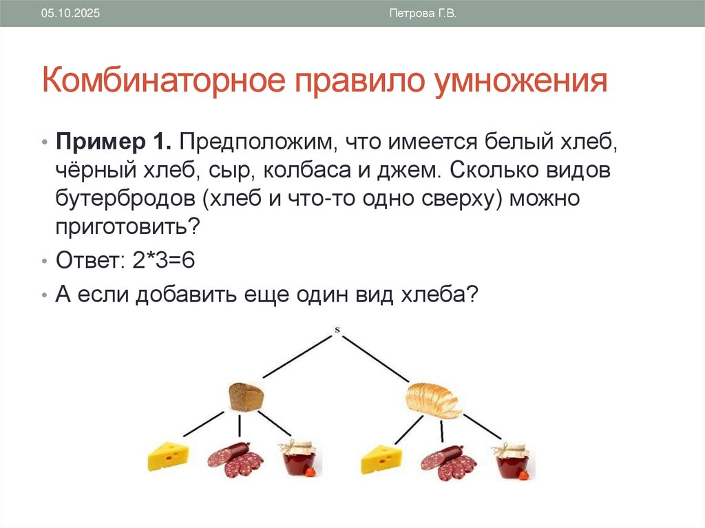 Комбинаторное правило умножения