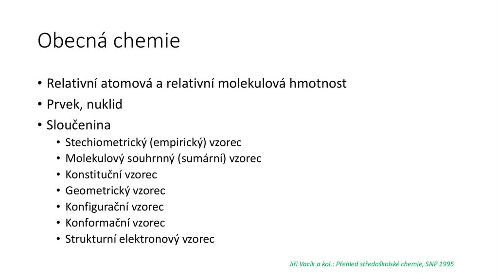Obecná chemie