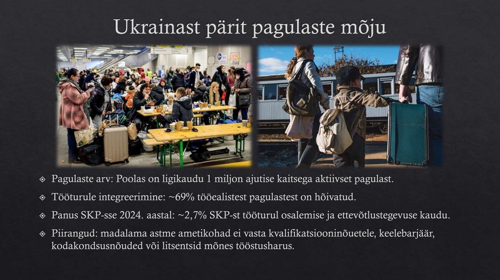 Ukrainast pärit pagulaste mõju