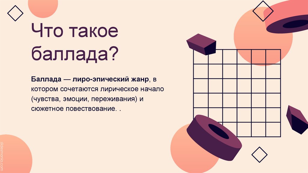 Что такое баллада?