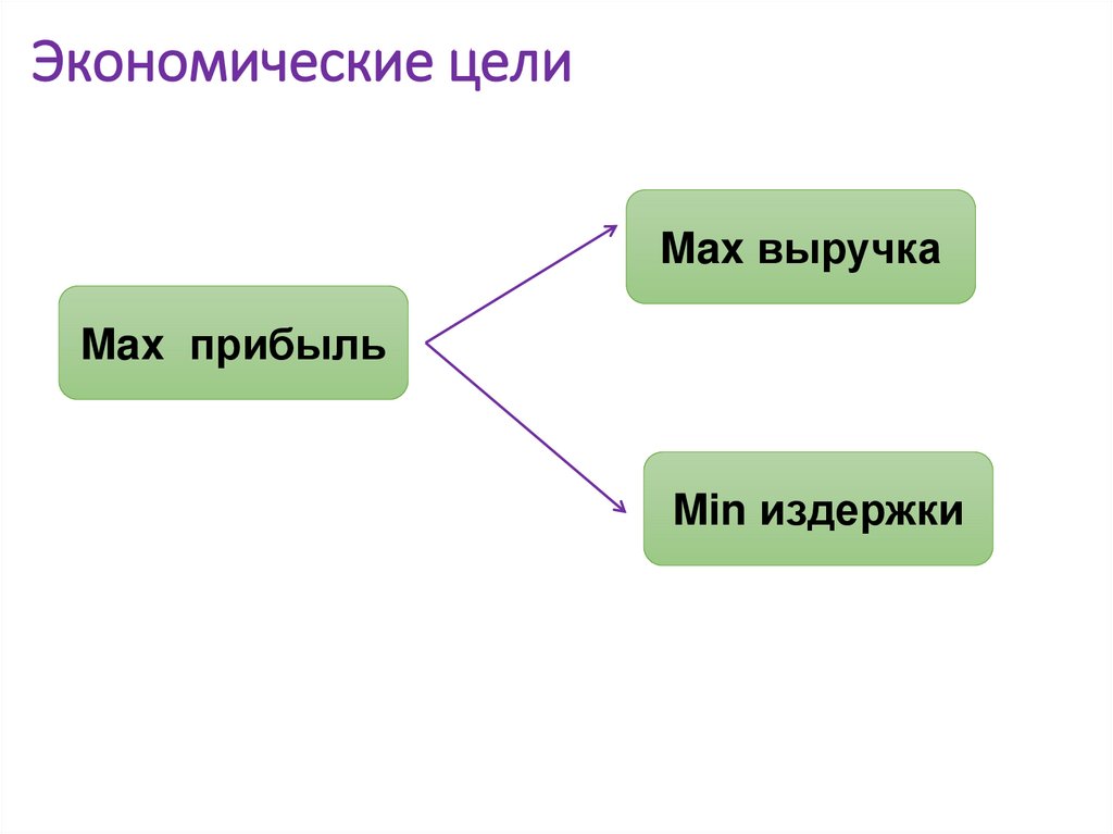 Экономические цели