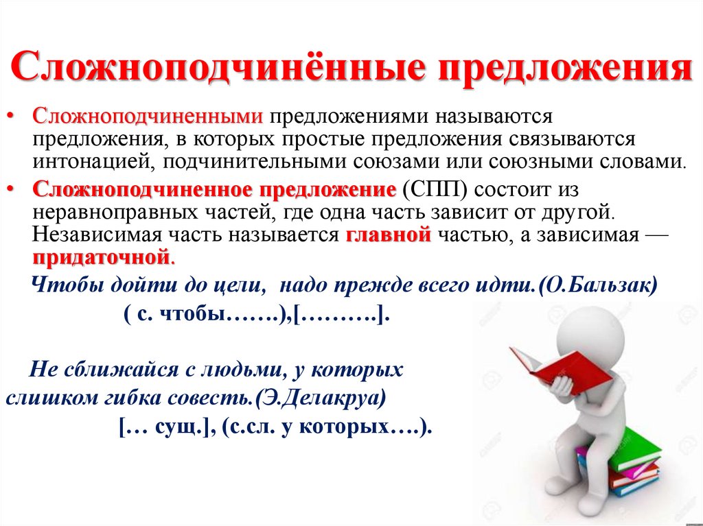 Сложноподчинённые предложения