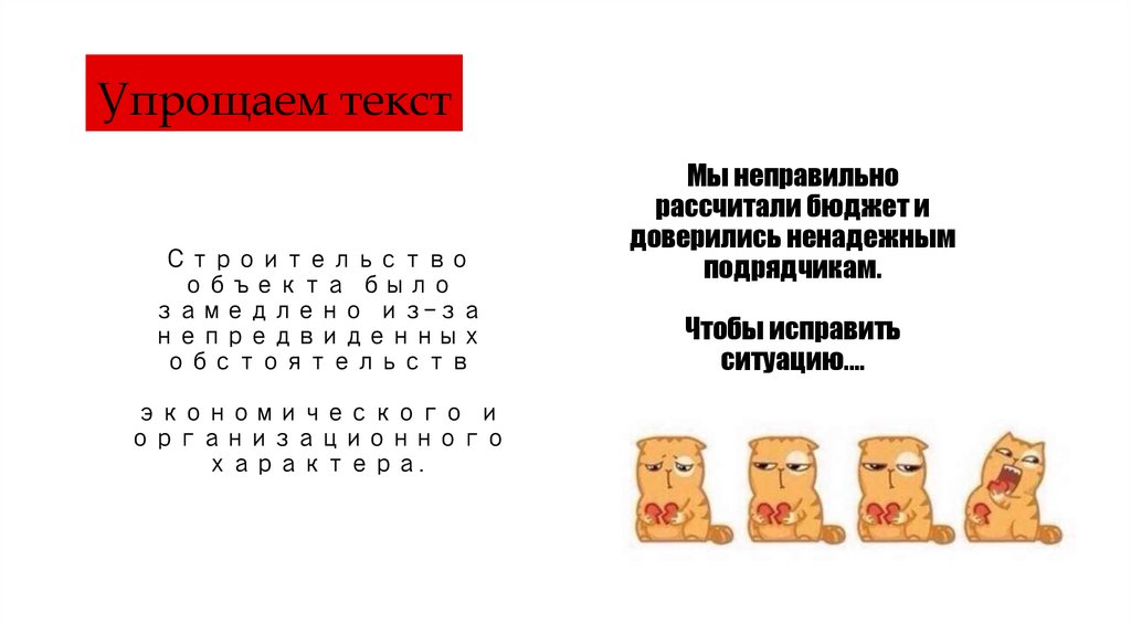 Строительство объекта было замедлено из-за непредвиденных обстоятельств экономического и организационного характера.