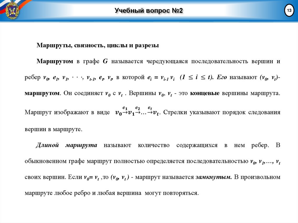 Учебный вопрос №2