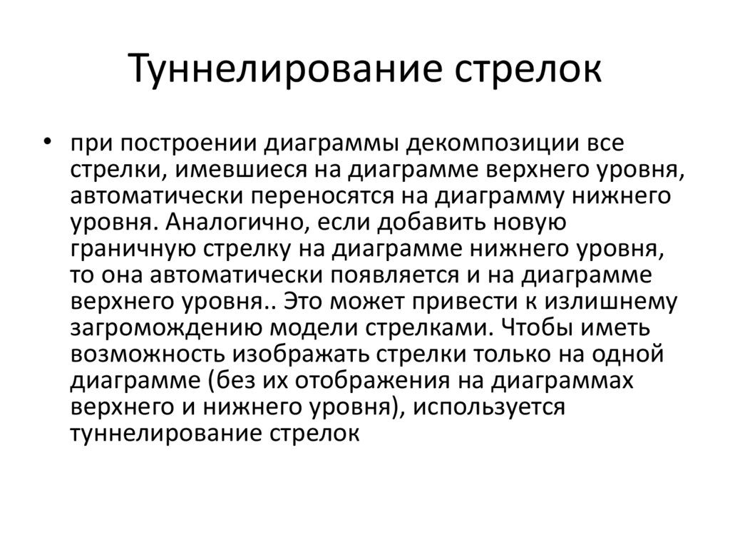 Туннелирование стрелок