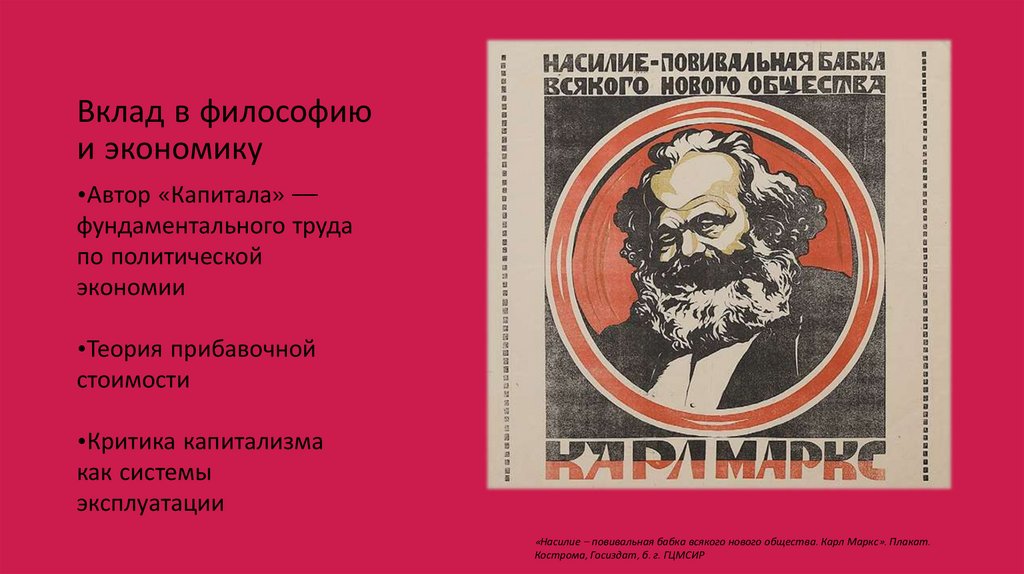 Вклад в философию и экономику