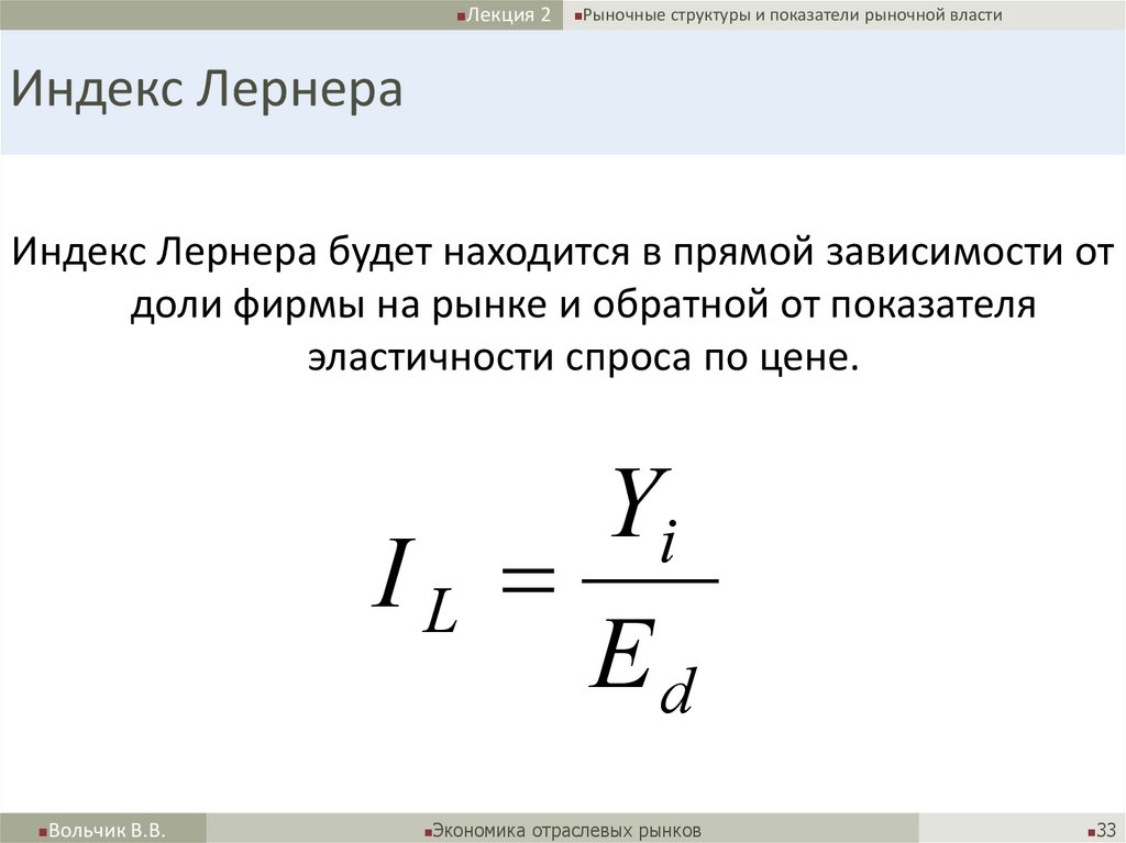Индекс Лернера