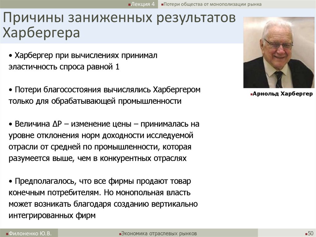 Причины заниженных результатов Харбергера