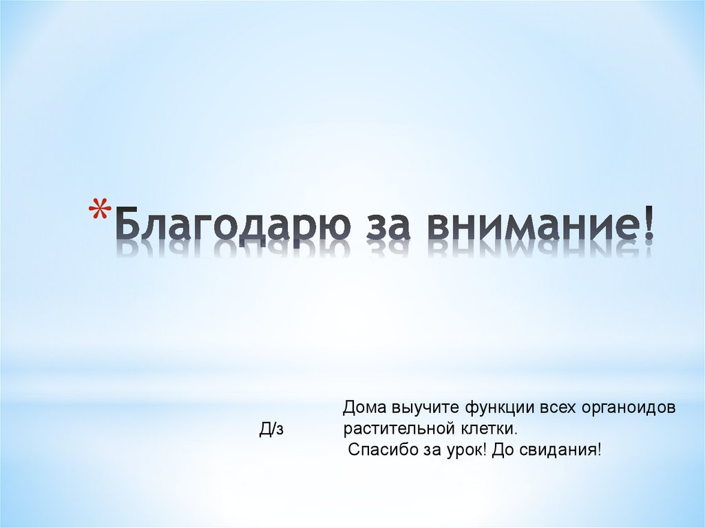 Благодарю за внимание!