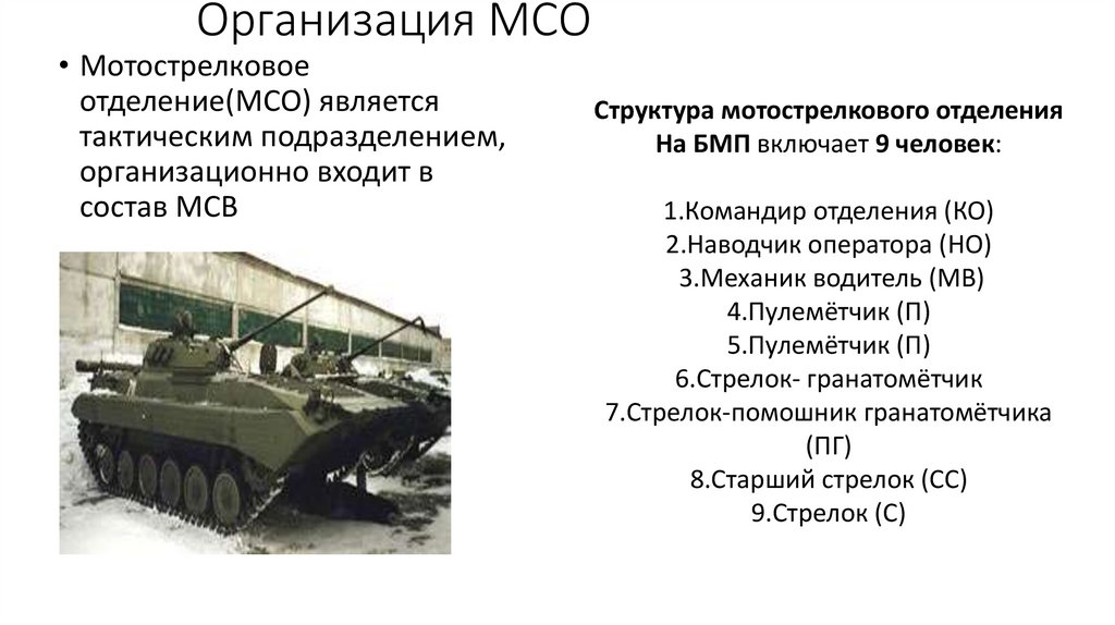 Организация МСО