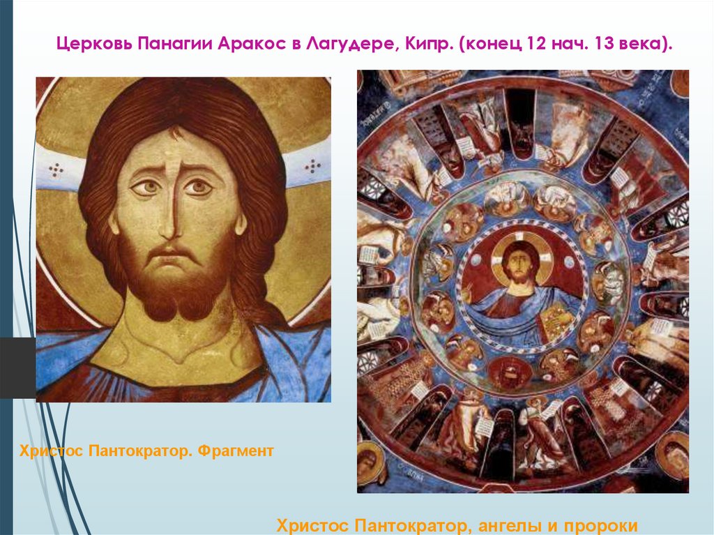 Церковь Панагии Аракос в Лагудере, Кипр. (конец 12 нач. 13 века).