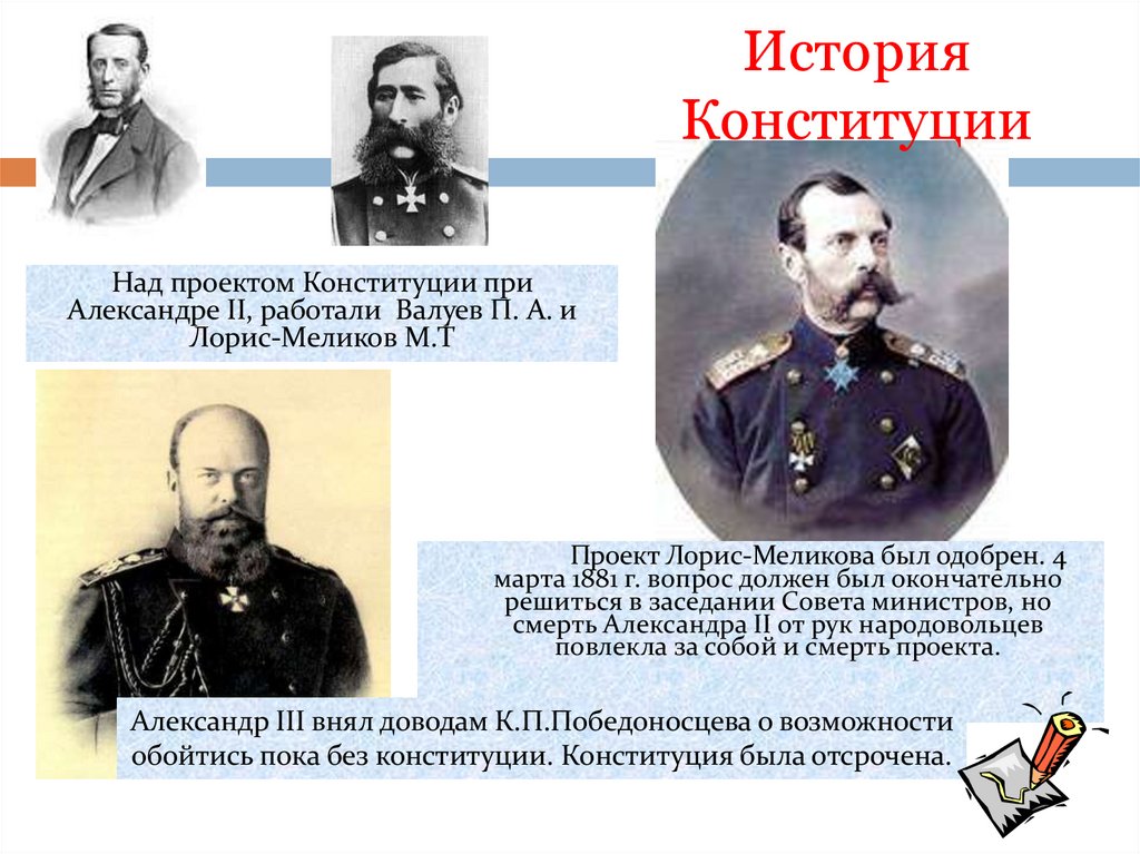 История Конституции
