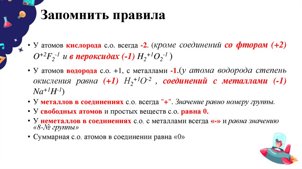 Запомнить правила
