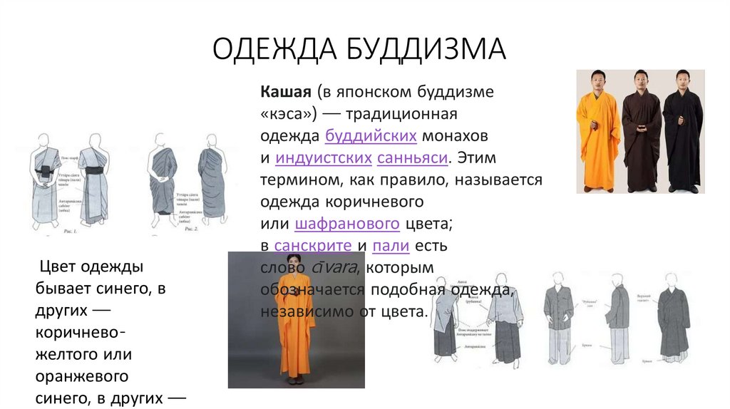 ОДЕЖДА БУДДИЗМА