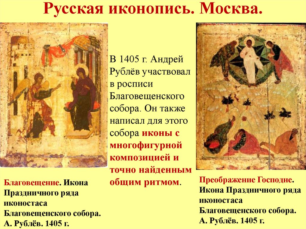 Русская иконопись. Москва.