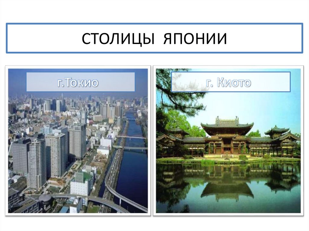 СТОЛИЦЫ ЯПОНИИ
