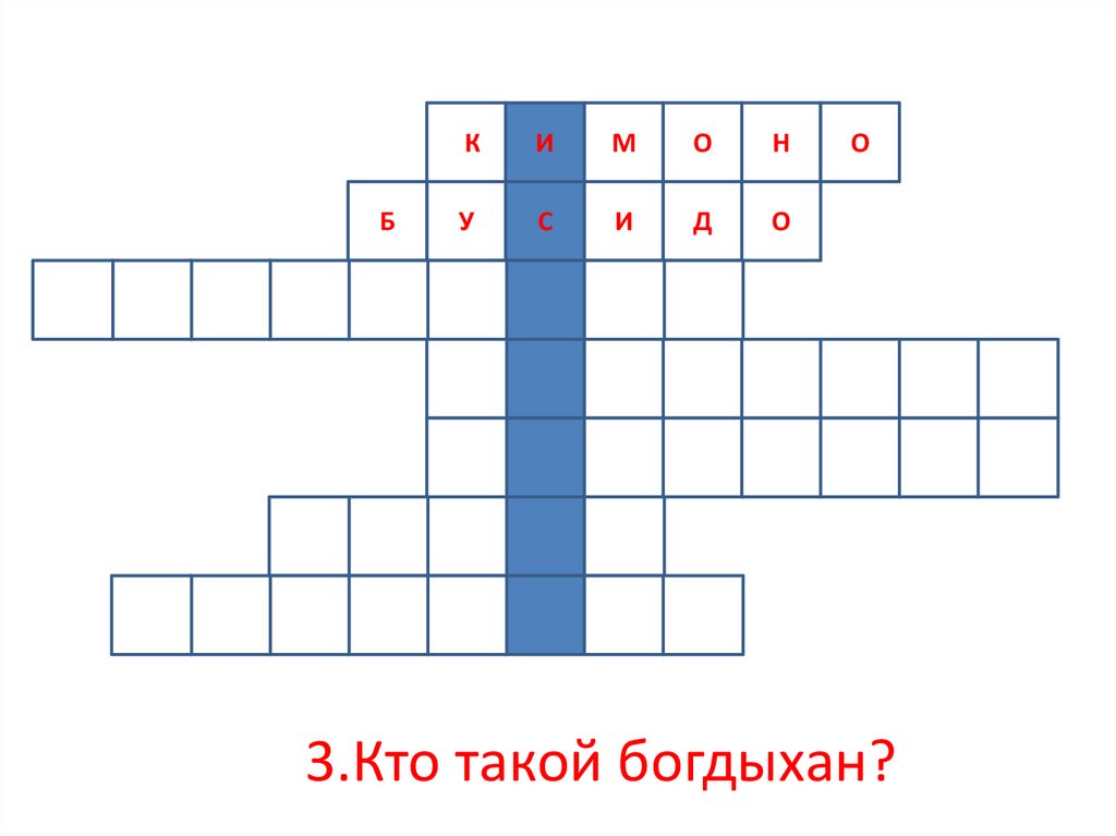 3.Кто такой богдыхан?